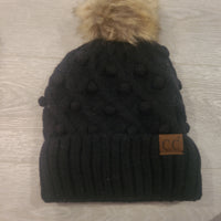 Touques with Pom Poms