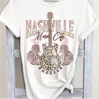 White Nashville Graphic Shirt