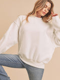 White Crewneck Sweater