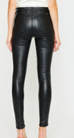 High Rise Faux Leather Skinny