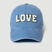 Blue LOVE Sherpa Hat